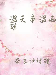 温天辛温西离小说