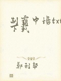 制霸中场txt下载