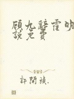 顾九辞霍明澈小说免费