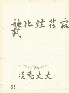 她比烟花寂寞下载