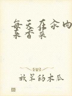 每天在汆肉中醒来香菜