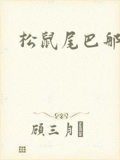 松鼠尾巴那么软