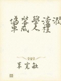 伪装学渣润滑剂车成人礼