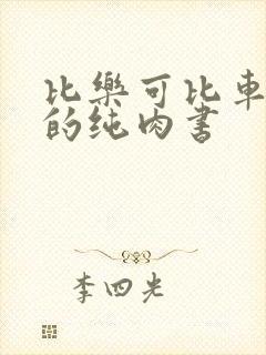 比乐可比车速快的纯肉书