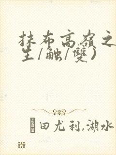 抹布高岭之花(生/触/双)