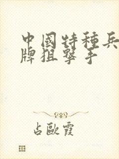 中国特种兵之王牌狙击手