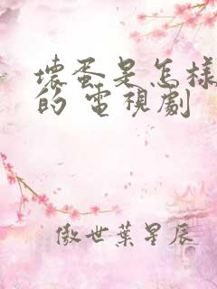 坏蛋是怎样炼成的 电视剧