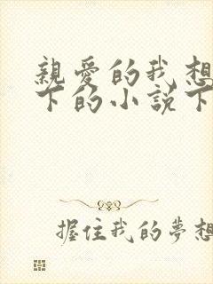 亲爱的我想你我下的小说下载