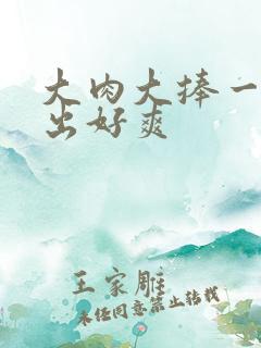 大肉大捧一进一出好爽