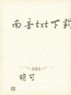 南音txt下载