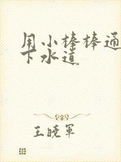 用小棒棒通你的下水道