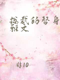 总裁的替身前妻雅文