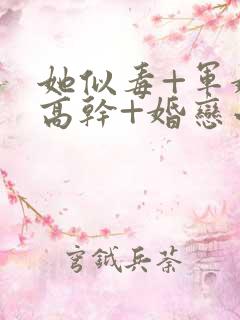 她似毒+军婚+高干+婚恋小说