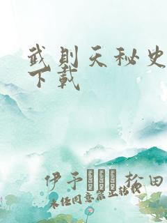 武则天秘史全集下载