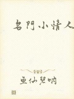 名门小情人