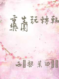 重生玩转韩国娱乐圈