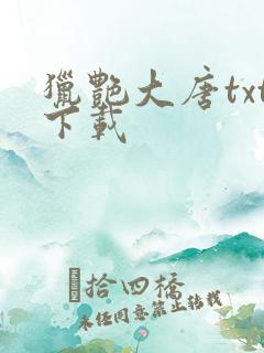 猎艳大唐txt下载