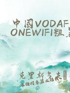 中国VODAFONEWIFI粗暴APP