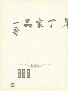 一品家丁 犀利哥