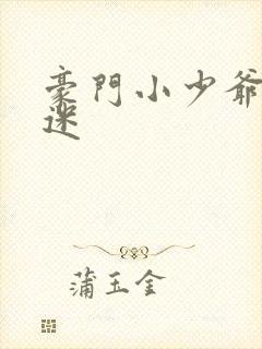 豪门小少爷是财迷