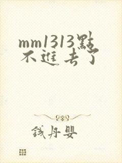 mm1313点不进去了