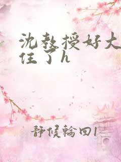 沈教授好大含不住了h