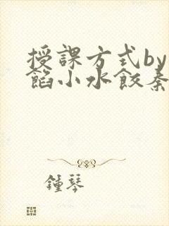 授课方式by肉馅小水饺秦琰