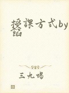 授课方式by肉馅