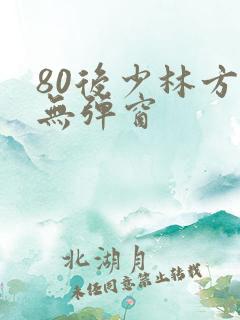 80后少林方丈无弹窗