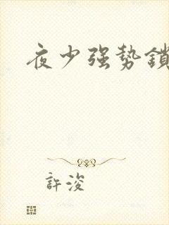 夜少强势锁婚