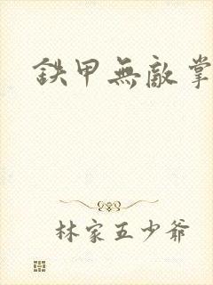 铁甲无敌掌门人