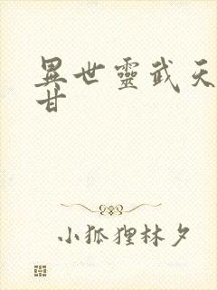 异世灵武天下阿甘