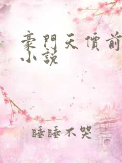 豪门天价前妻 小说