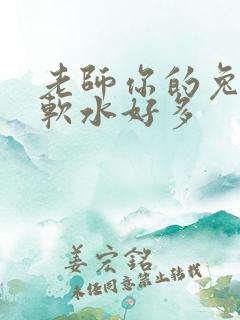 老师你的兔子好软水好多