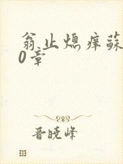 翁止熄痒苏钥10章