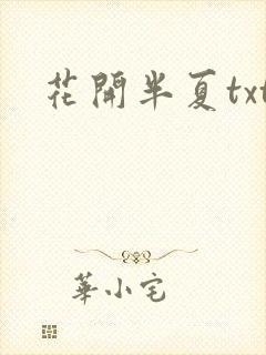 花开半夏txt