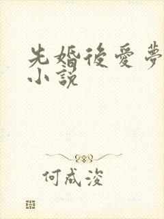 先婚后爱梦筱二小说