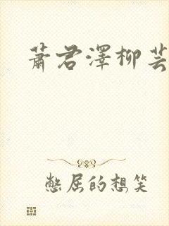 萧君泽柳芸小说