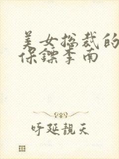 美女总裁的护花保镖李南