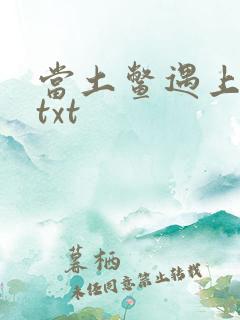 当土鳖遇上海龟txt