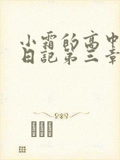 小霜的高中成长日记第三章