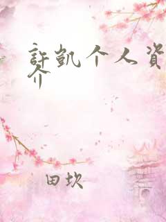 许凯个人资料简介