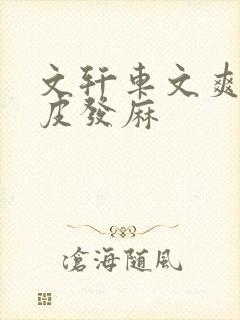 文轩车文爽到头皮发麻