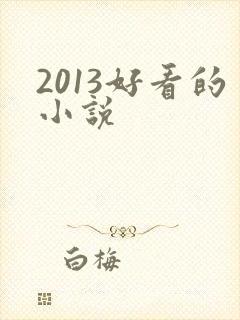 2013好看的小说