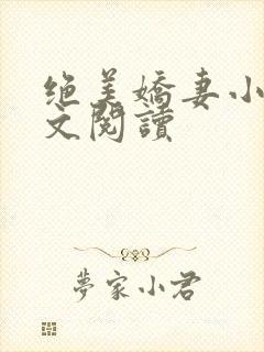 绝美娇妻小说全文阅读