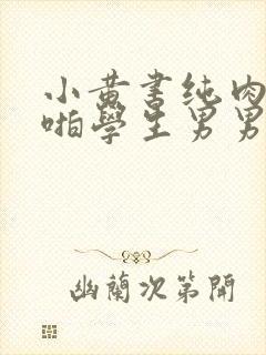 小黄书纯肉高H啪学生男男