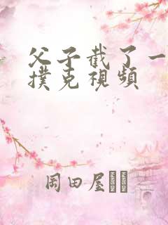 父子截了一段打扑克视频