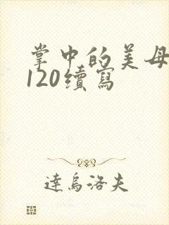 掌中的美母版主120续写