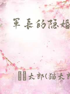军长的隐婚娇妻