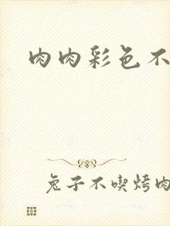 肉肉彩色不遮挡